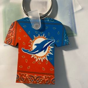 Dolphins keychain double sided